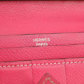Hermes Burgundy Leather Bearn Soufflet Wallet #3397 by Bolt Boutique
