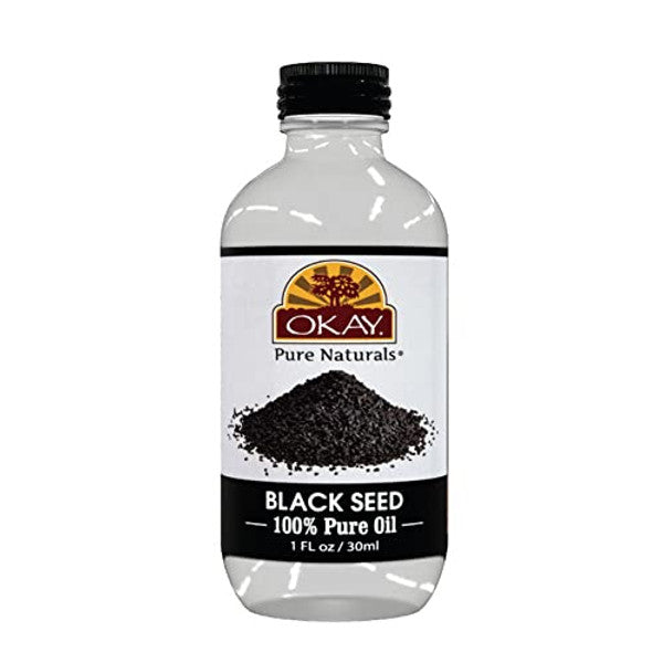 Okay 100% Pure Black Seed Oil For Hair & Skin, 1 Oz by Pasteur Pharmacy