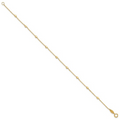 Dainty 10K Gold Bracelet for Girlfriend by Fine Color Jewels
