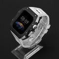 Luxury Mod Kit for Apple Watch 10/11 (42/46mm) - Silver Edition by Arleathercraft