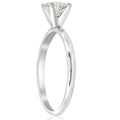 3/4 Ct Round-Cut Natural Diamond Solitaire Engagement Ring 14k White Gold by DailySale
