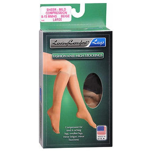 Loving Comfort® Compression Stocking – Knee High (Large/Beige) by Pasteur Pharmacy