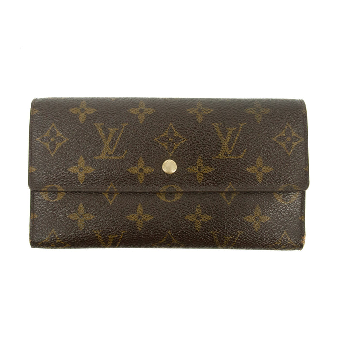 Louis Vuitton Monogram Canvas Brown International Long Wallet #3403 by Bolt Boutique
