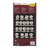 X-ACTO Bulldog Magnetic Clips, 0.44" Jaw Capacity, Nickel, 18/Box