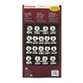 X-ACTO Bulldog Magnetic Clips, 0.44" Jaw Capacity, Nickel, 18/Box