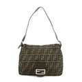Fendi Zucca Canvas Brown Mama Baguette Shoulder Bag #3409 by Bolt Boutique