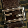 Fendi Zucca Canvas Brown Mama Baguette Shoulder Bag #3409 by Bolt Boutique