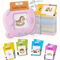Flash Card Learning Toy – 112 Cards, 224 Words, USB Rechargeable Reading Toy for Kids (Pink/Blue) by DailySale