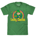 Feeling Lucky? Lucky Charms Leprechaun T-Shirt - Green by Tee Luv