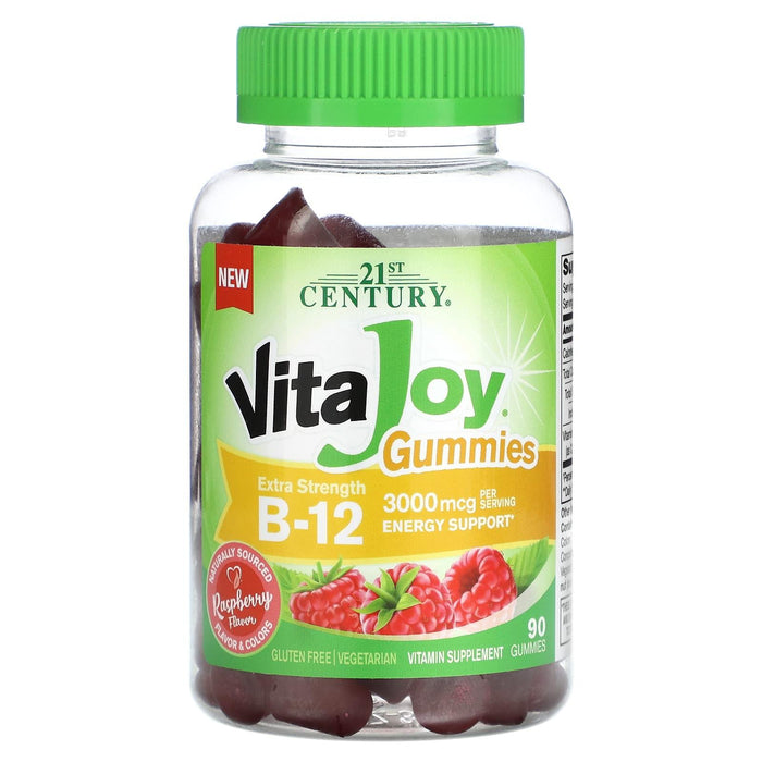 21st Century Vitajoy Gummies Extra Strength B-12 - Raspberry by Pasteur Pharmacy
