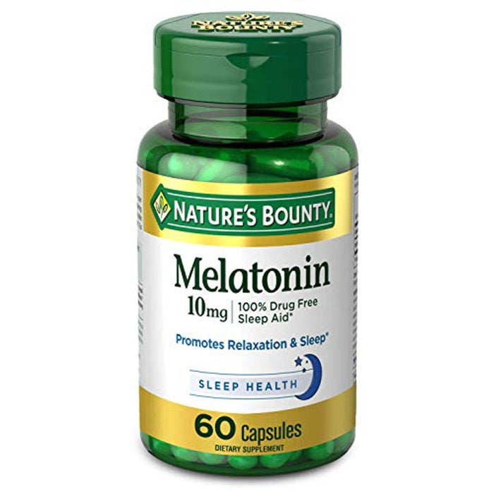Nature's Bounty Melatonin Sleep Aid Capsules, 10 Mg by Pasteur Pharmacy