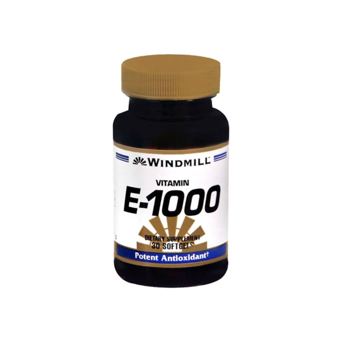 Windmill Vitamin E-1000 Softgels 30 Soft Gels by Pasteur Pharmacy