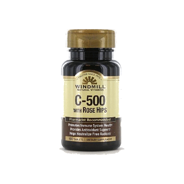 Windmill Vitamin C 500 Tablets 100Ct by Pasteur Pharmacy