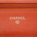 Chanel Caviar Skin Orange Wallet On A Chain Shoulder Bag #3423 by Bolt Boutique