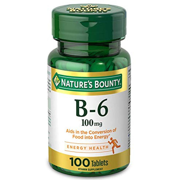 Nature's Bounty Vitamin B 6, 100 Mg, Tablets by Pasteur Pharmacy