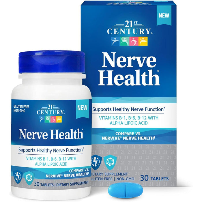 21st Century Nerve Health - 30 Tablets by Pasteur Pharmacy
