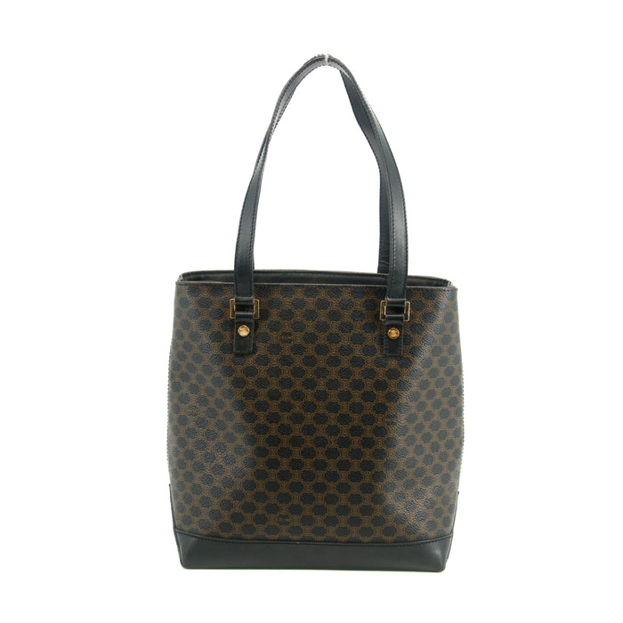 Celine Black Macadam Coated Canvas Shoulder Bag #3425 by Bolt Boutique