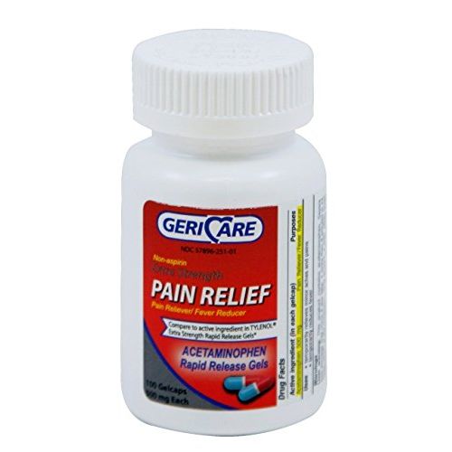 McKesson Brand Extra Strength Rapid Release Pain Relief Gelcaps, 100count by Pasteur Pharmacy