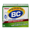 BC Arthritis Strength Pain Reliever – 1,000mg Fast-Dissolving Powder, 24 ct Packets