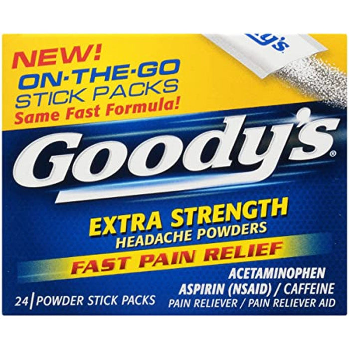 Goody's Powder Stick Packs Extra Strength Headache Powders by Pasteur Pharmacy