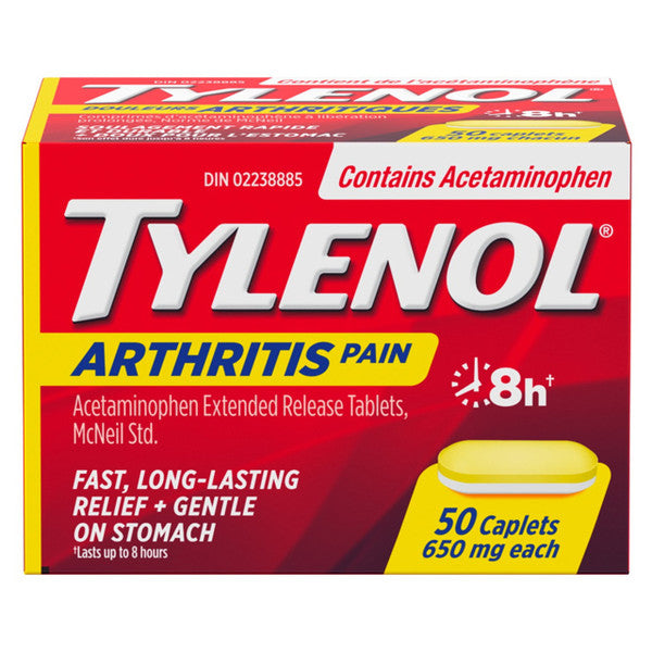 Tylenol® Arthritis Pain – 650 mg Extended-Release Caplets by Pasteur Pharmacy