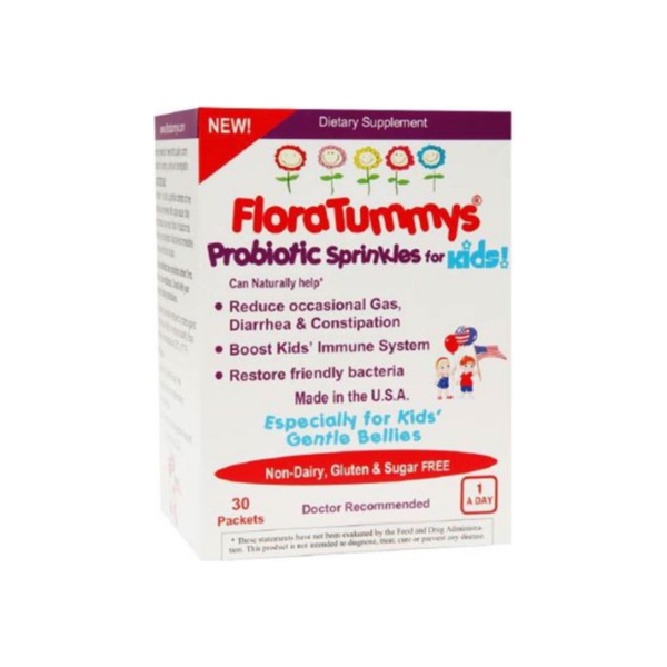 FloraTummys® Probiotic Sprinkles for Kids – Daily Digestive & Immune Support by Pasteur Pharmacy