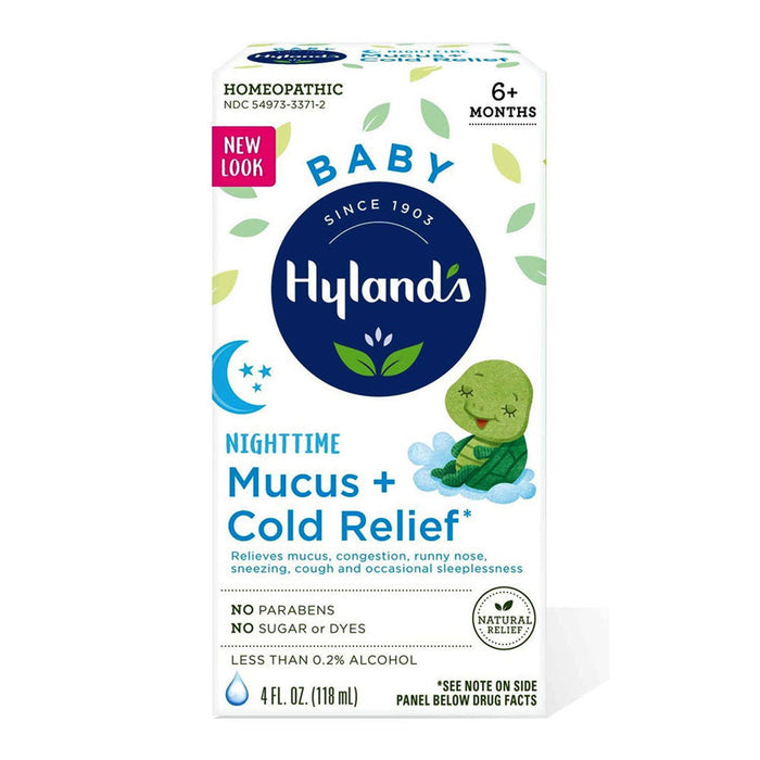 Hyland's Naturals Baby Nighttime Mucus & Cold Relief Syrup - 4 Fl Oz by Pasteur Pharmacy