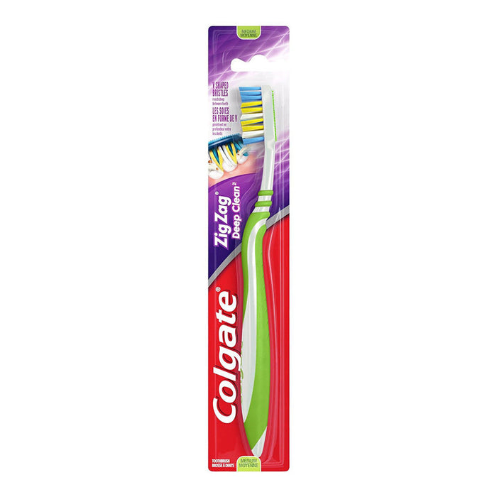 Colgate Wave Zig Zag Deep Clean Full Head Medium Toothbrush by Pasteur Pharmacy
