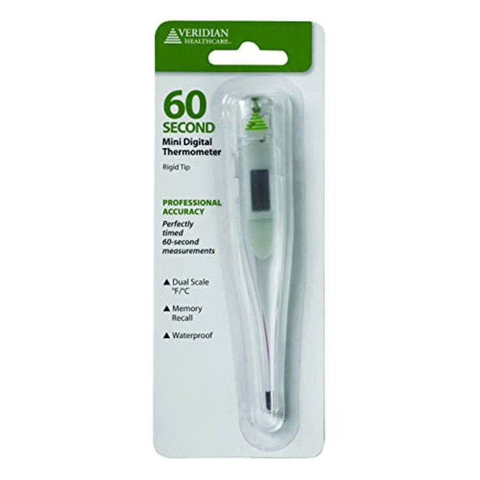 Veridian Healthcare 60 Second Mini Digital Thermometer by Pasteur Pharmacy