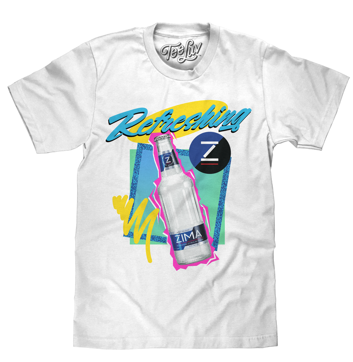 Refreshing Zima T-Shirt - White by Tee Luv