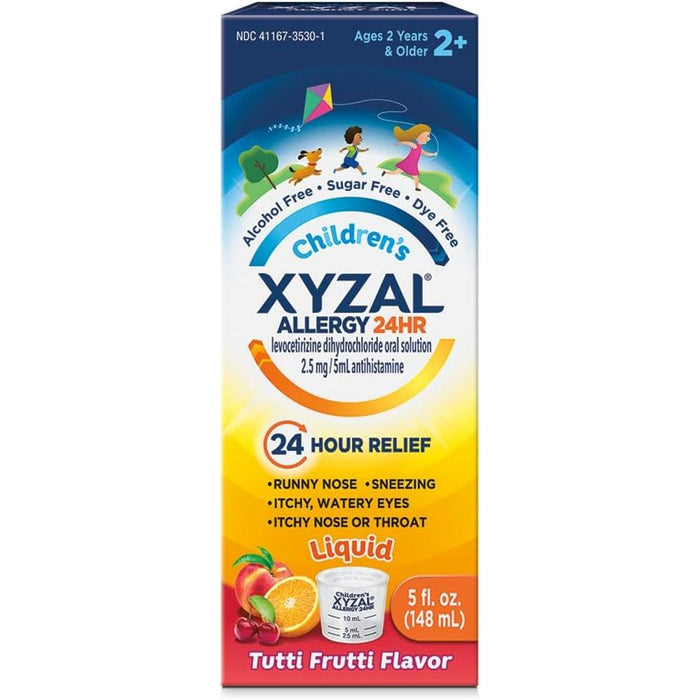 Xyzal Allergy, Children's, 24 Hr, Bubble Gum Flavor, Liquid 5 Fl Oz by Pasteur Pharmacy