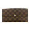 Louis Vuitton Damier Ebene Sarah Wallet Brown #3436