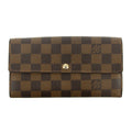Louis Vuitton Damier Ebene Sarah Wallet Brown #3436 by Bolt Boutique