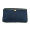 Christian Dior Vintage Trotter Blue Canvas Pouch #3439