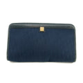 Christian Dior Vintage Trotter Blue Canvas Pouch #3439 by Bolt Boutique