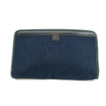 Christian Dior Vintage Trotter Blue Canvas Pouch #3439 by Bolt Boutique