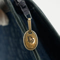 Christian Dior Vintage Trotter Blue Canvas Pouch #3439 by Bolt Boutique