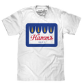Hamm's Crown Color Logo T-Shirt - White by Tee Luv