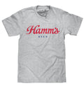Hamm's Beer Script Logo T-Shirt - Gray by Tee Luv