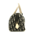 Christian Dior No.1 Blue Trotter Canvas Coated Mini Boston Bag #3441 by Bolt Boutique