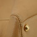Chanel Caviar Skin Beige 2Way Executive Tunlock Shoulder Bag #3442 by Bolt Boutique