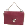 Louis Vuitton Leather Lockme II BB 2Way Shoulder Bag Purple #3443