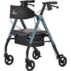 Nova Star 6 Wide BLack Adjustable Rollator - 4 COLOR CHOICE