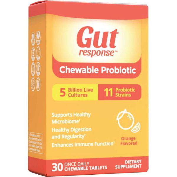 Gut Response Chewable Probiotic, 30 Capsule by Pasteur Pharmacy