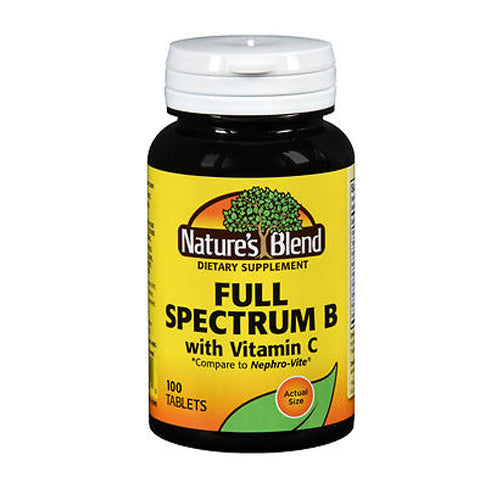 Nature's Blend Full Spectrum B With Vitamin C Tablets 100 by Pasteur Pharmacy