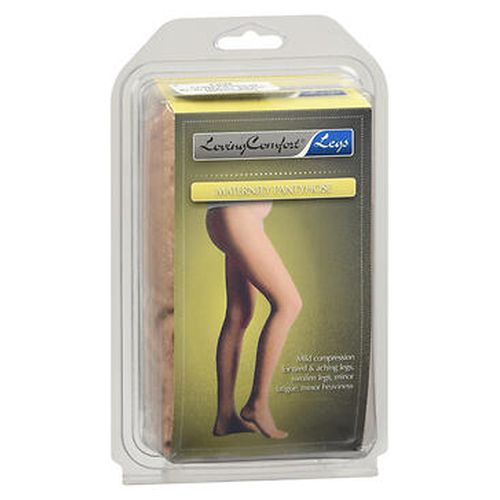 Loving Comfort Sheer Pantyhose Maternity20-30 Beige Medium 1Ct by Pasteur Pharmacy