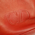 Christian Dior CD Red Leather Vintage Handbag #3446 by Bolt Boutique