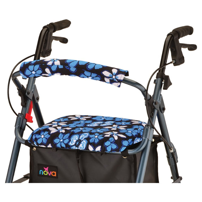 Nova Seat & Back Walker Cover Aloha Blue by Pasteur Pharmacy