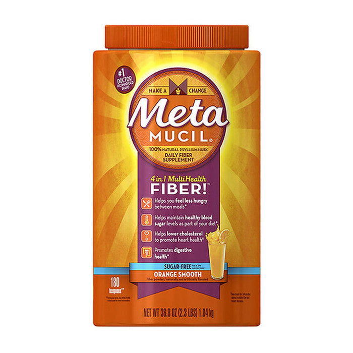 Metamucil Psyllium Fiber Supplement Sugar Free Powder - Orange by Pasteur Pharmacy