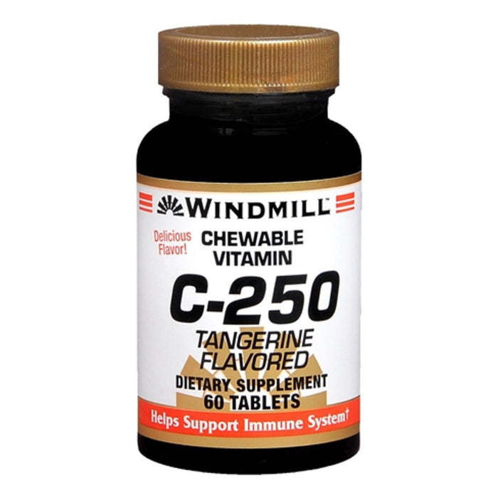 Windmill® Vitamin C Chewable (250 mg) – Tangerine by Pasteur Pharmacy